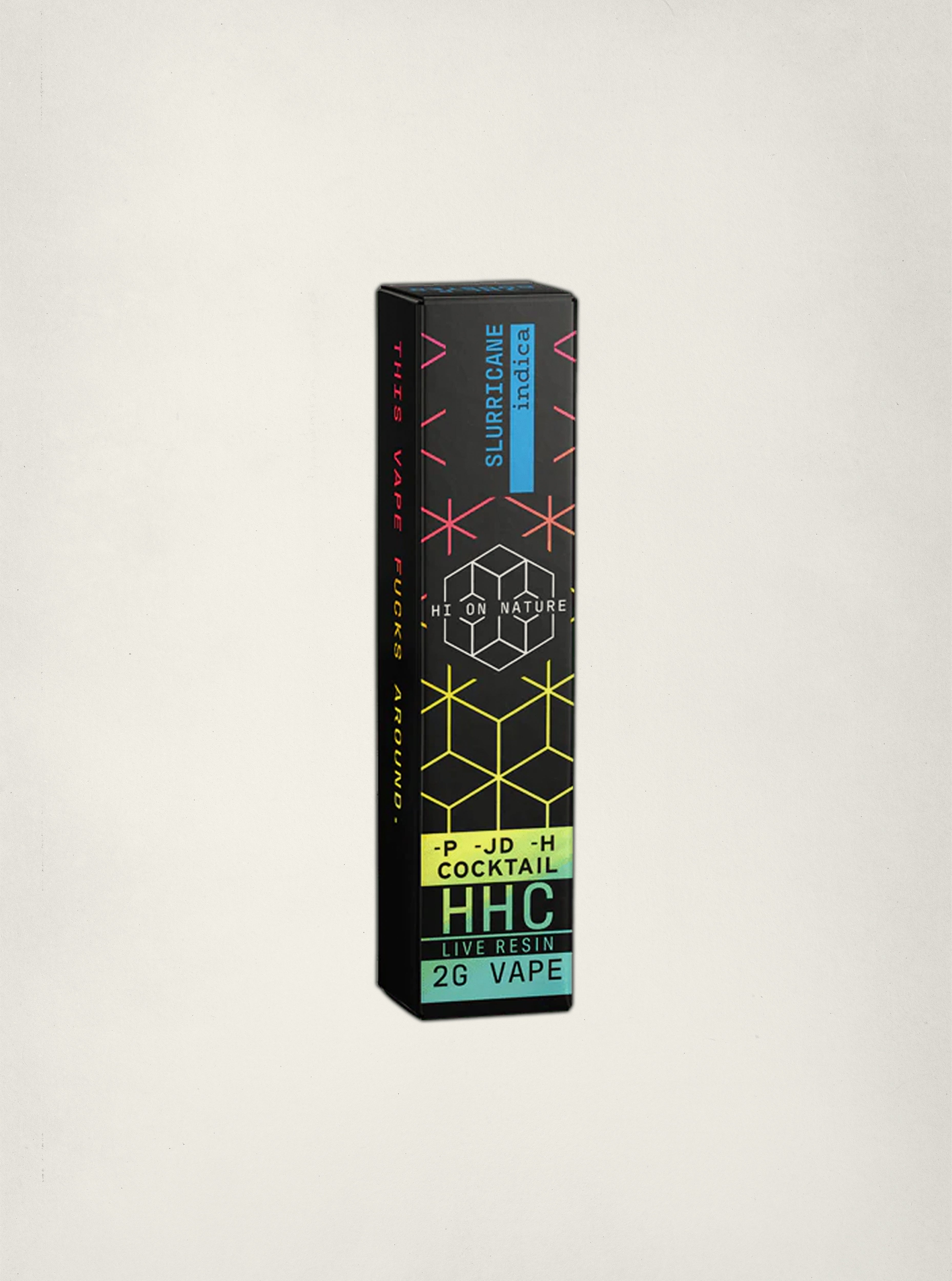 Hi On Nature Cannabis Indica - HHC Vape - Slurricane - Kush Mexico