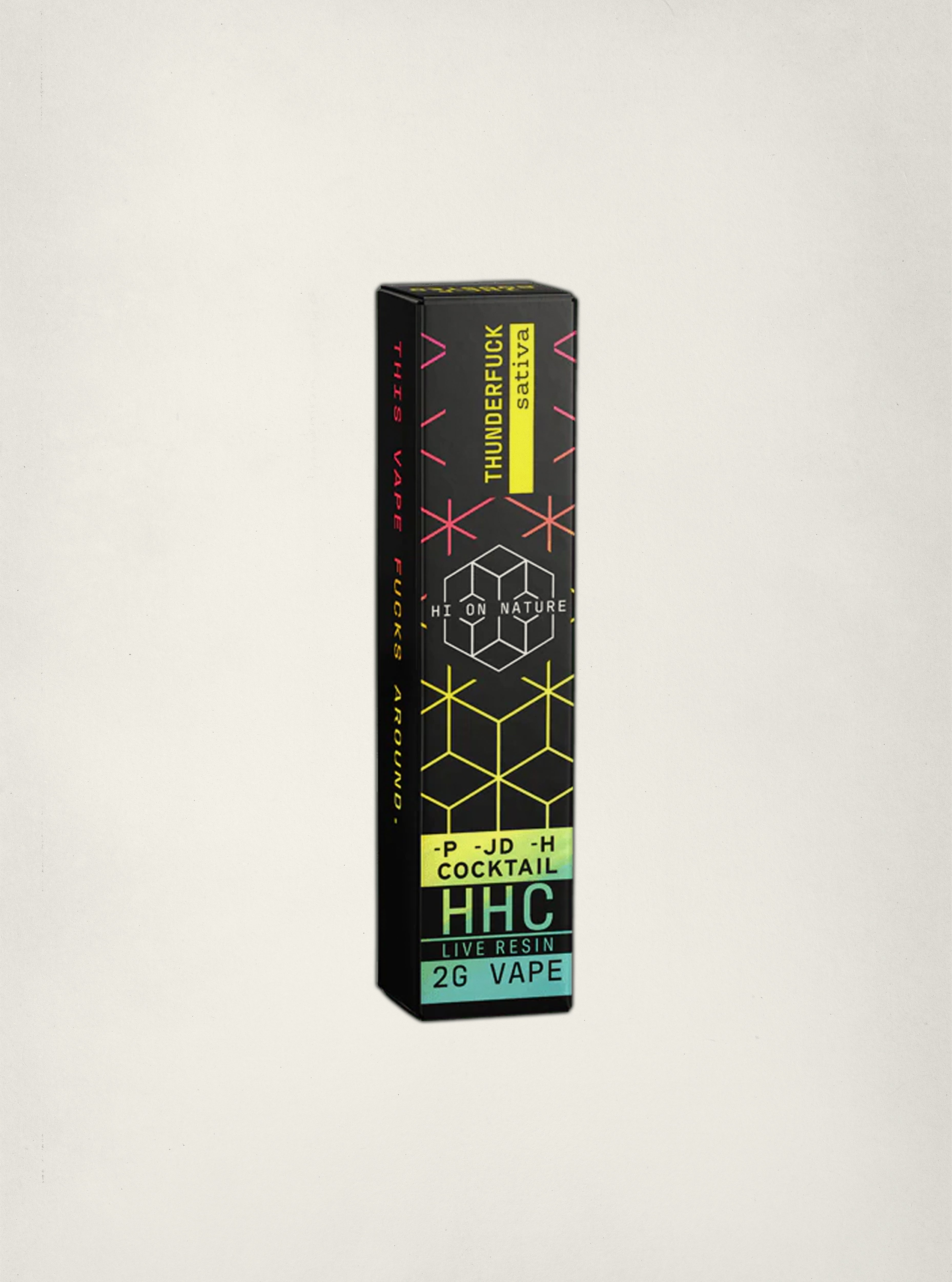 Hi On Nature Cannabis Sativa - HHC Vape - Thunderfuck - Kush Mexico