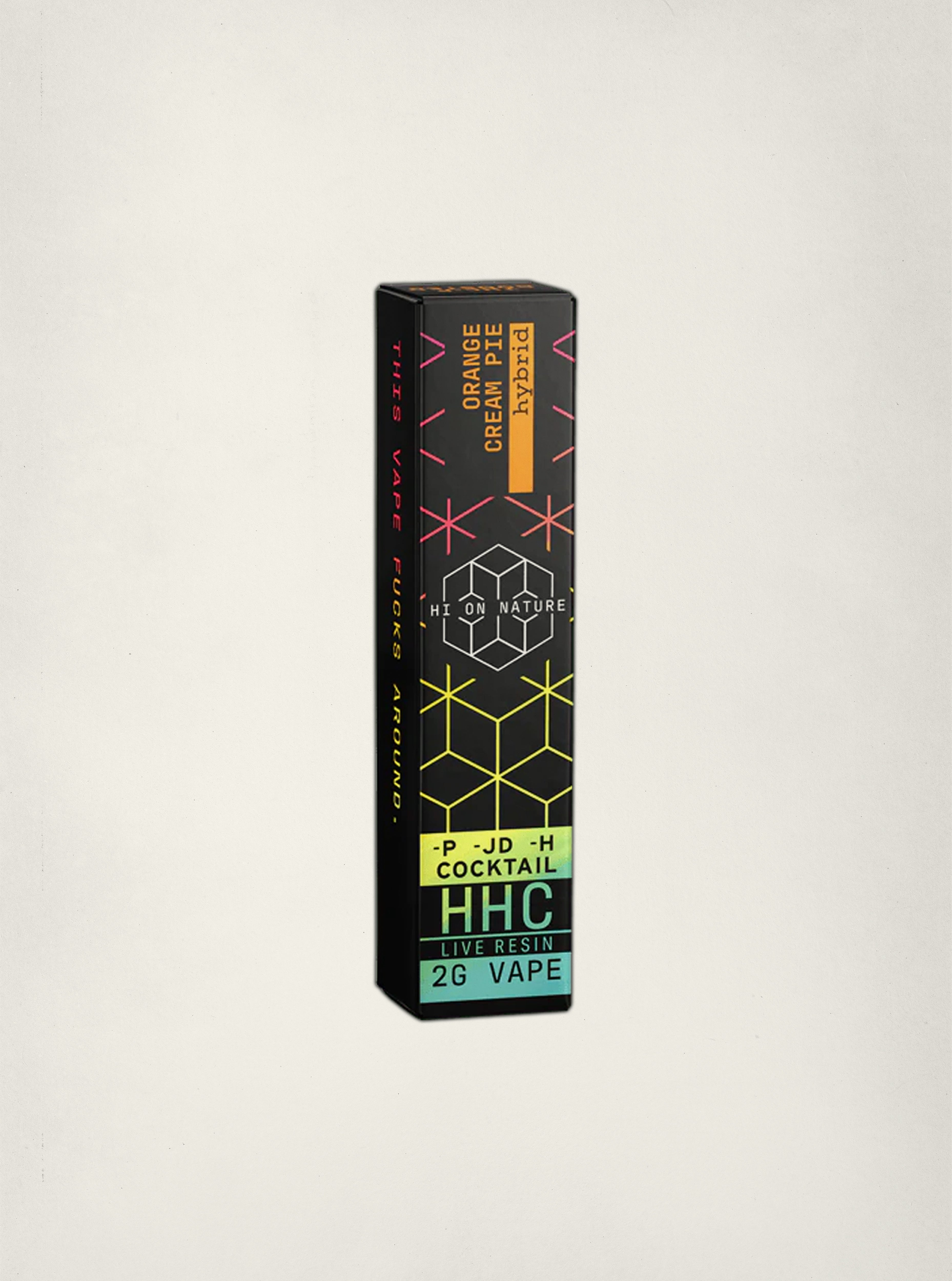 Hi On Nature Cannabis Hybrid - HHC Vape - Orange Cream Pie - Kush Mexico