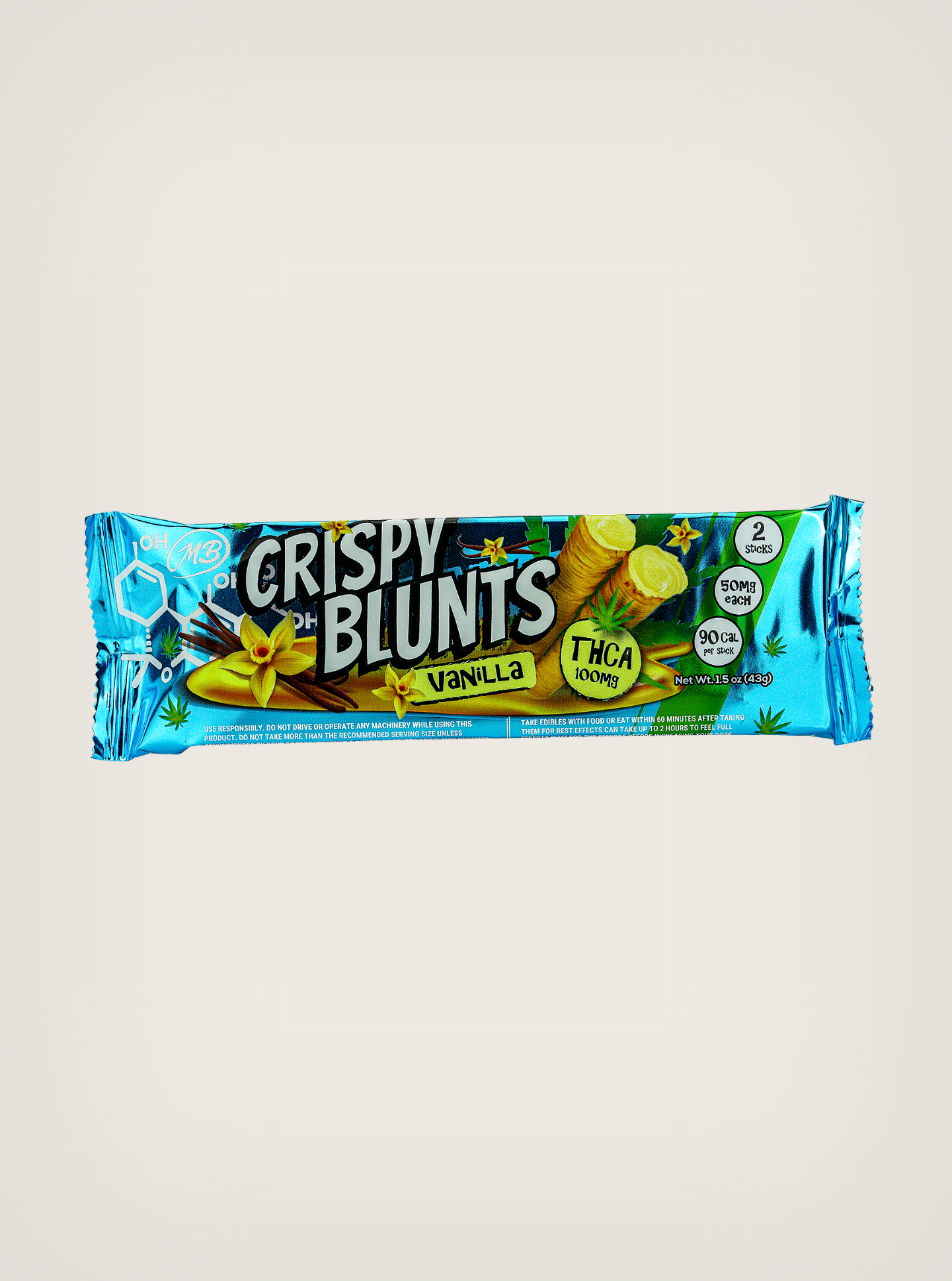 STNR Galletas con THC Crispy Blunts Vanilla