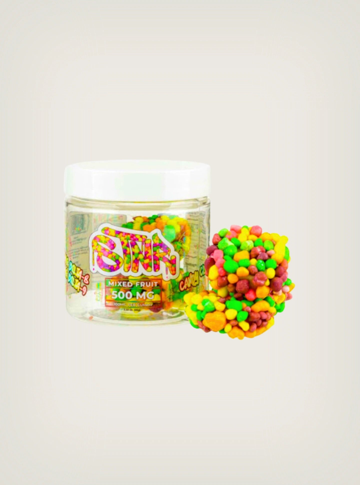 STNR Candy Clusters Gomitas con THC Mixed Fruit Indica