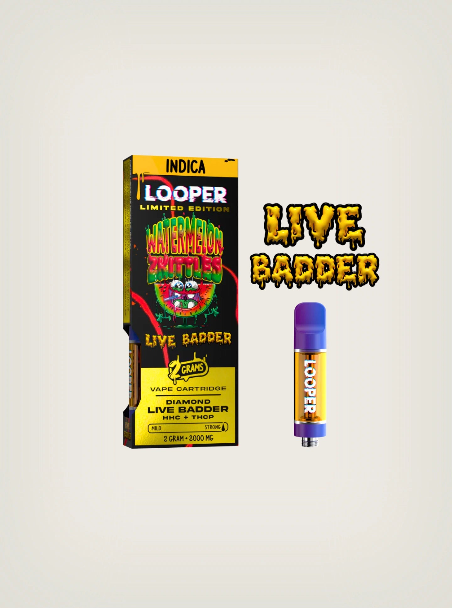 Looper | Cartucho Wax | HHC + THCP Live Badder | 2g